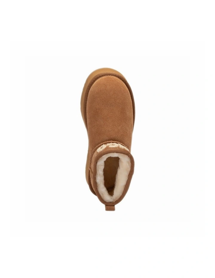Classic Platform Knit Logo Matelass Ultra Mini Boot image 7