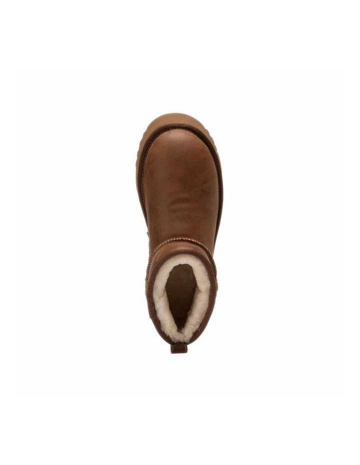 Classic Platform Ultra Mini Boot - Oiled Leather 4.5cm image 6