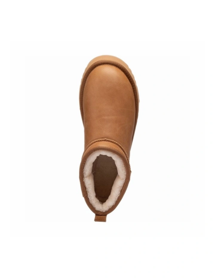 Classic Platform Ultra Mini Boot - Oiled Leather 4.5cm image 7