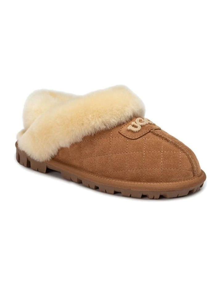 Coquette Matelass Embroidered Logo Slipper - Detachable image 1