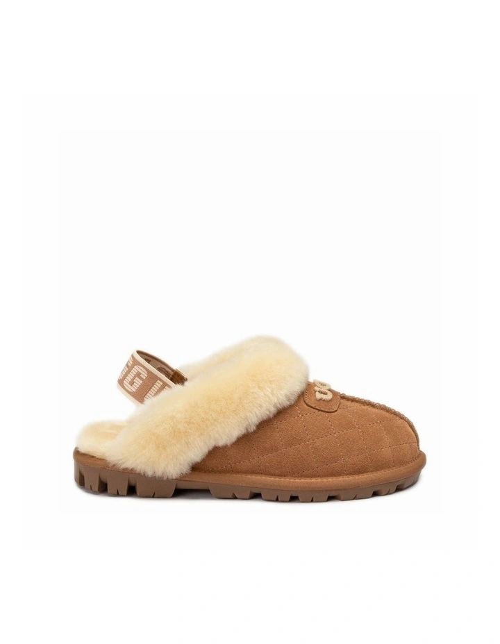 Coquette Matelass Embroidered Logo Slipper - Detachable image 3