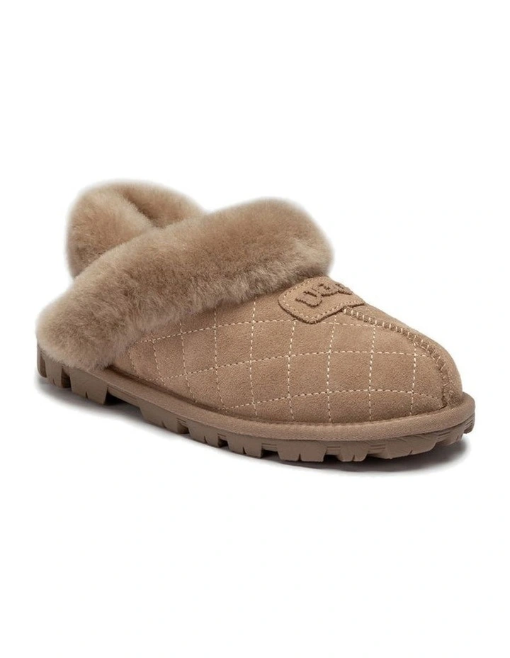 Coquette Matelass Embroidered Logo Slipper - Detachable image 1