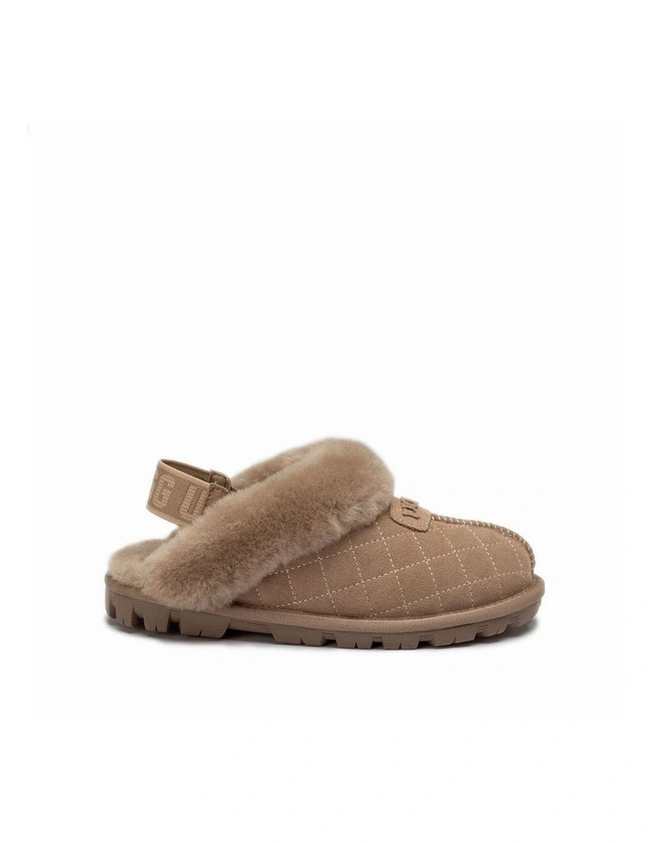 Coquette Matelass Embroidered Logo Slipper - Detachable image 2