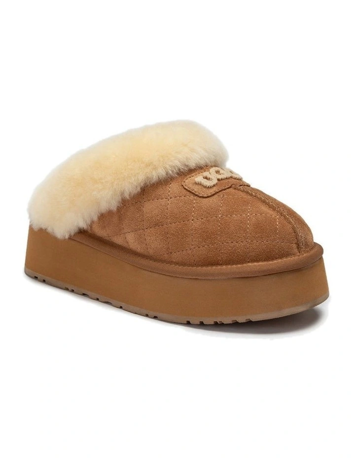 Coquette Matelass Logo Platform Slipper - Detachable Feature image 1