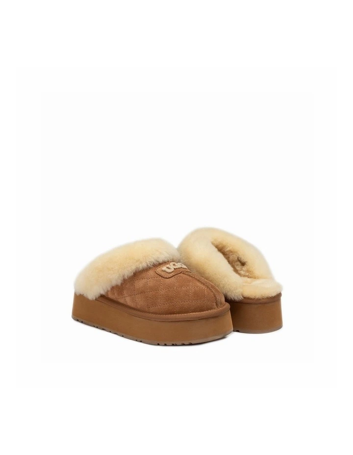 Coquette Matelass Logo Platform Slipper - Detachable Feature image 2