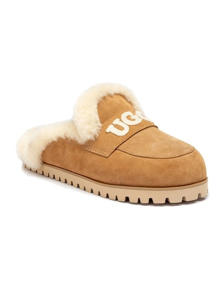 Priya Knit Logo Shearling Slipper image 1