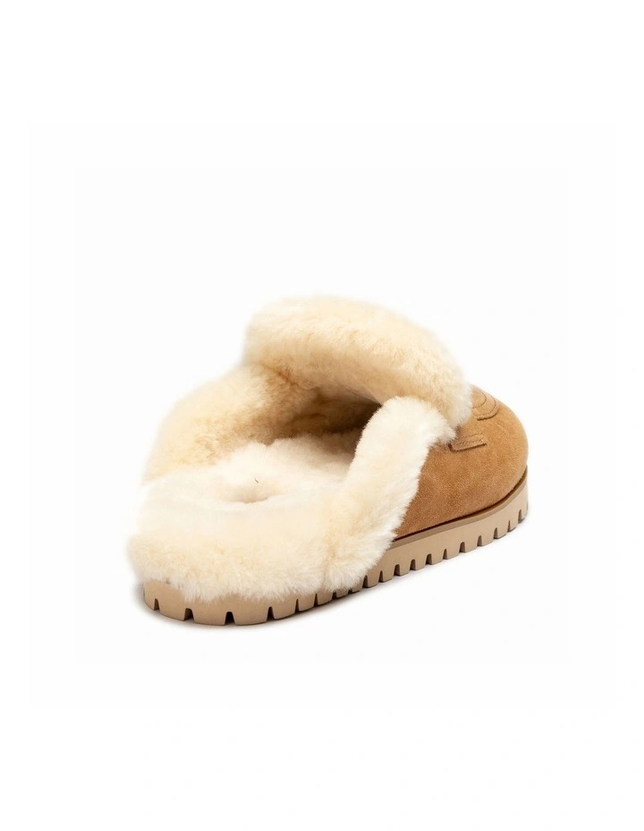 Priya Knit Logo Shearling Slipper image 5