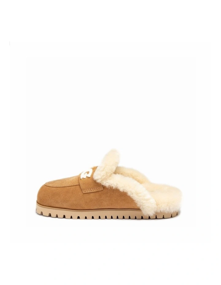 Priya Knit Logo Shearling Slipper image 6