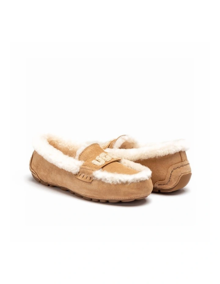 Violet Shearling Moccasin image 2