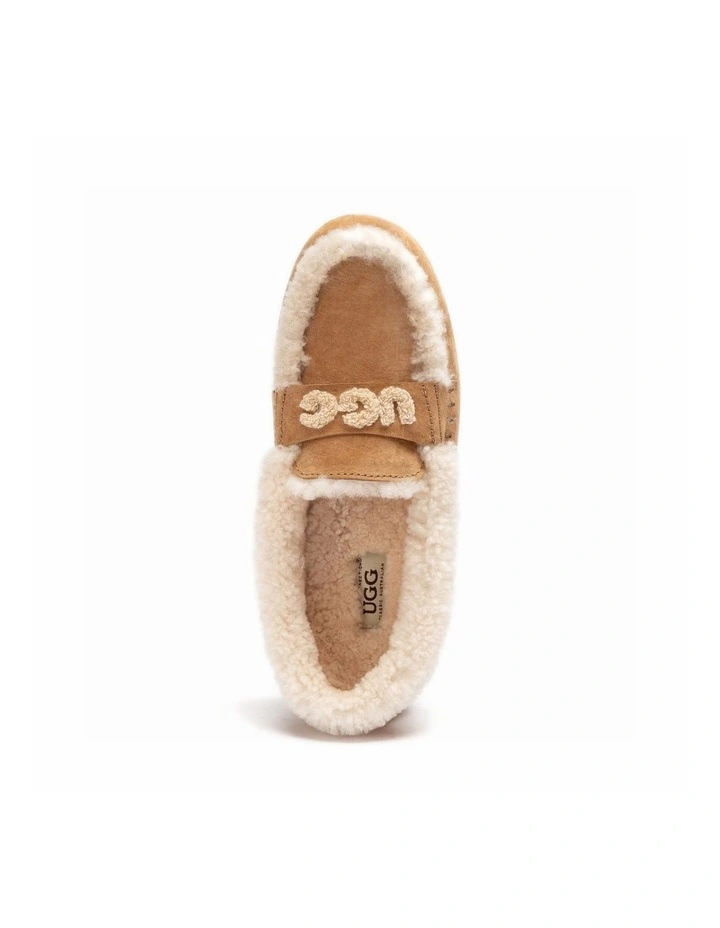 Violet Shearling Moccasin image 6