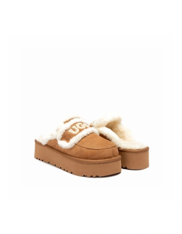 Violet Matelass Shearling Platform Slipper image 2