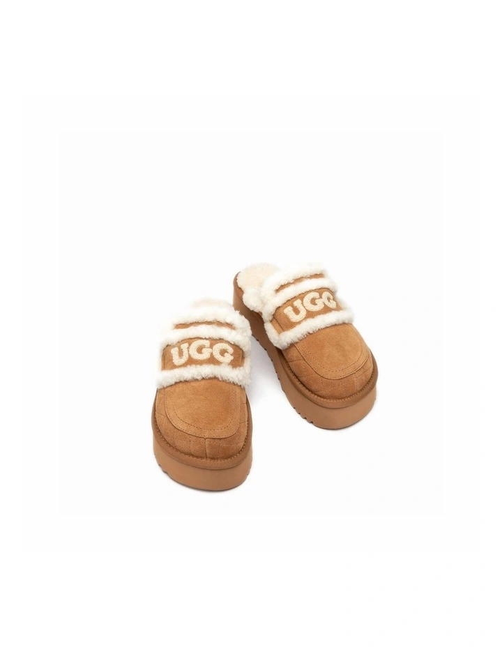 Violet Matelass Shearling Platform Slipper image 3