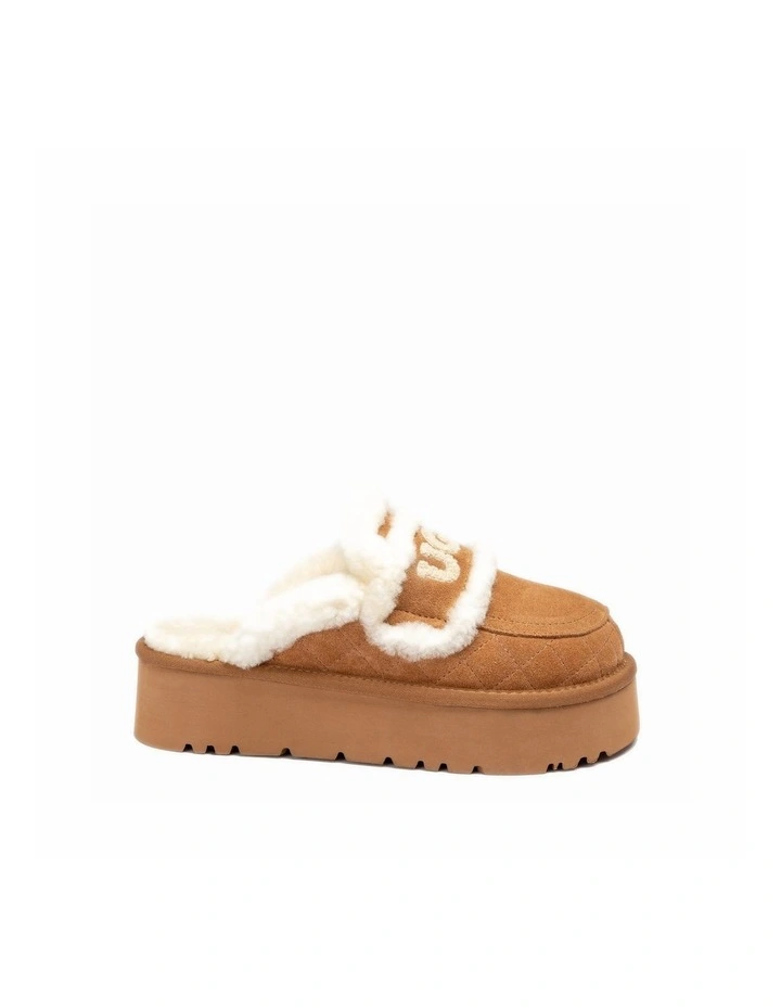 Violet Matelass Shearling Platform Slipper image 4