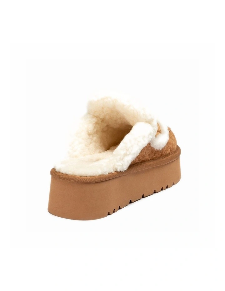 Violet Matelass Shearling Platform Slipper image 5