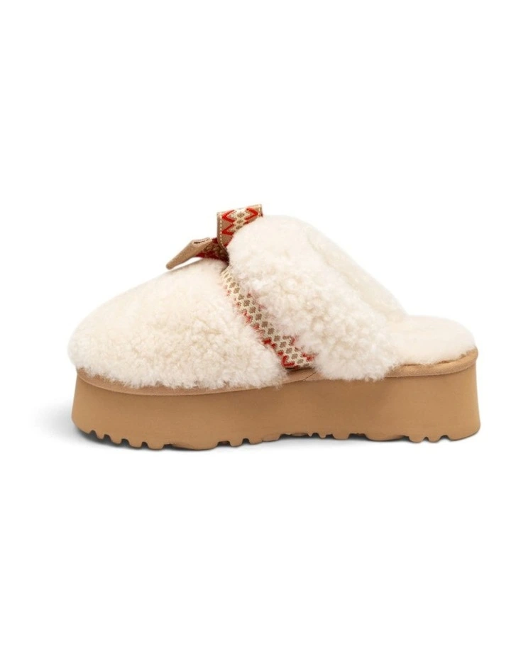 OZWEAR UGG Cemila Shearling Platform Slipper in Ivory image 5