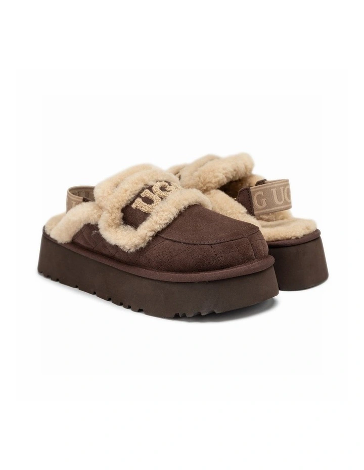Violet Matelass Shearling Platform Slipper - Detachable image 2