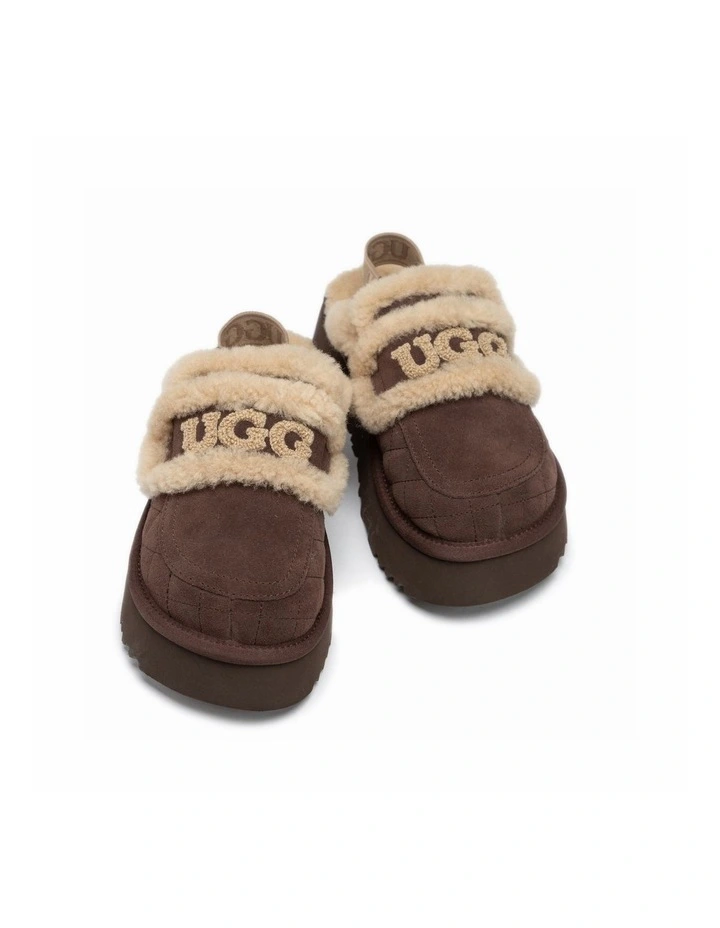 Violet Matelass Shearling Platform Slipper - Detachable image 3