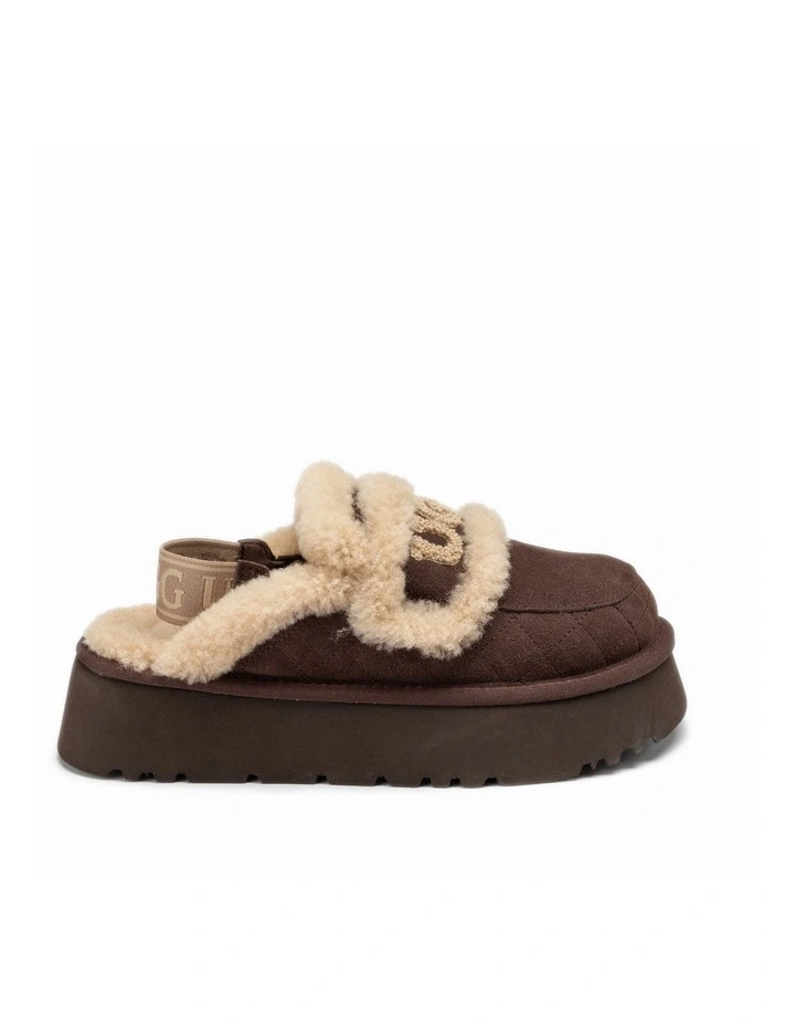 Violet Matelass Shearling Platform Slipper - Detachable image 4