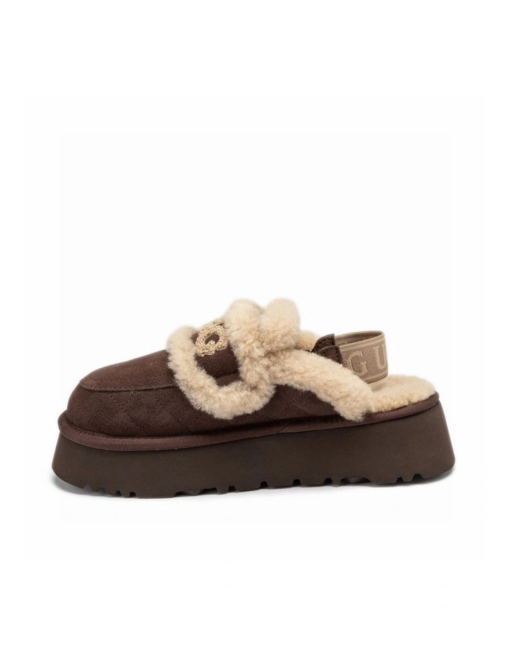 Violet Matelass Shearling Platform Slipper - Detachable image 6