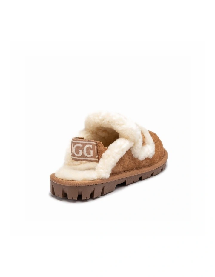 Violet Matelass Shearling Slipper - Elastic Logo, Detachable Feature image 6