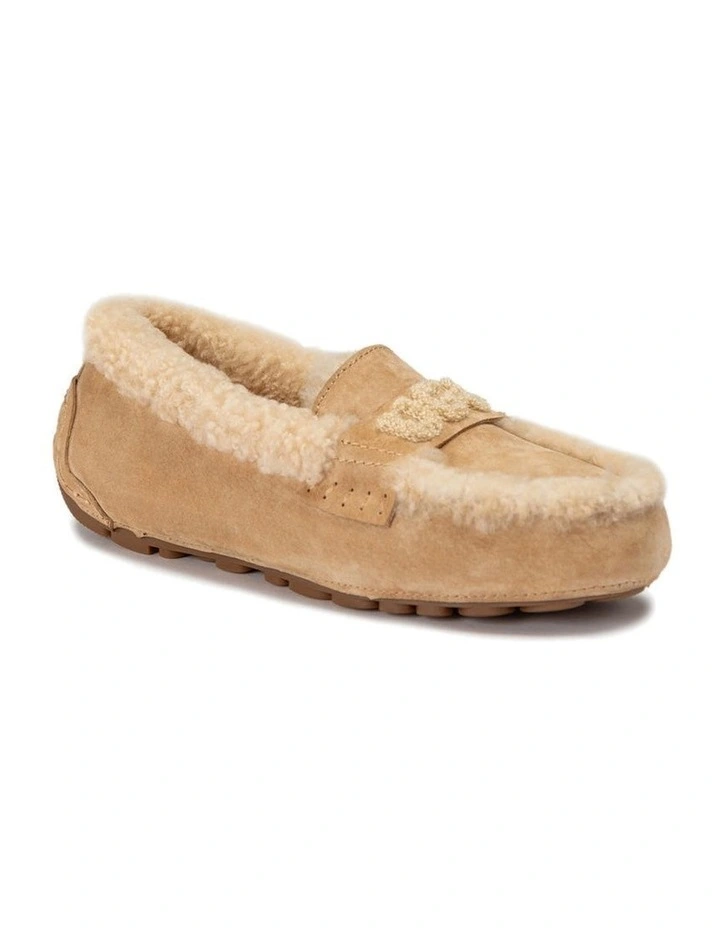 Violet Shearling Moccasin image 1