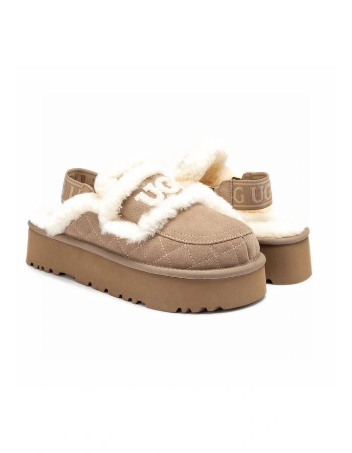 Violet Matelass Shearling Platform Slipper - Detachable image 2