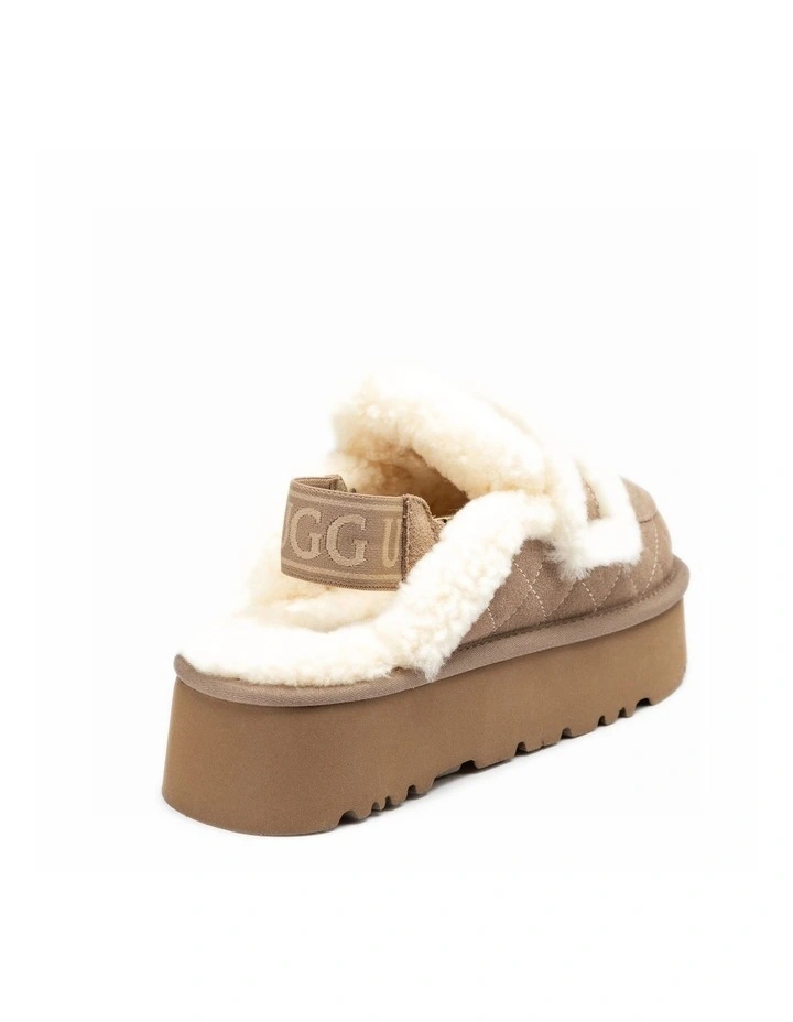 Violet Matelass Shearling Platform Slipper - Detachable image 5