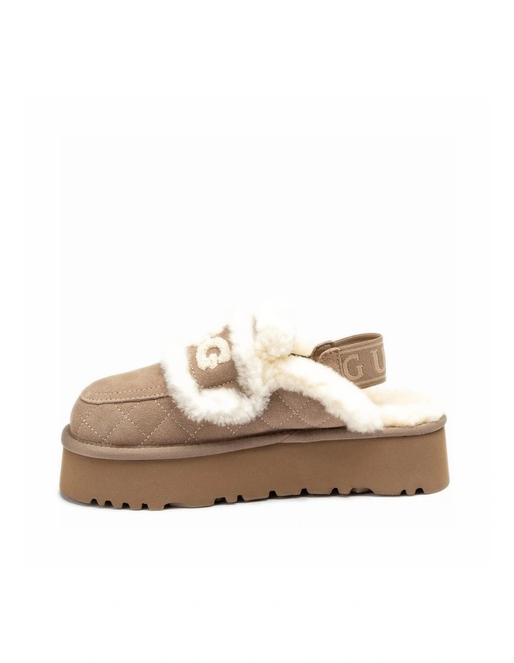 Violet Matelass Shearling Platform Slipper - Detachable image 6