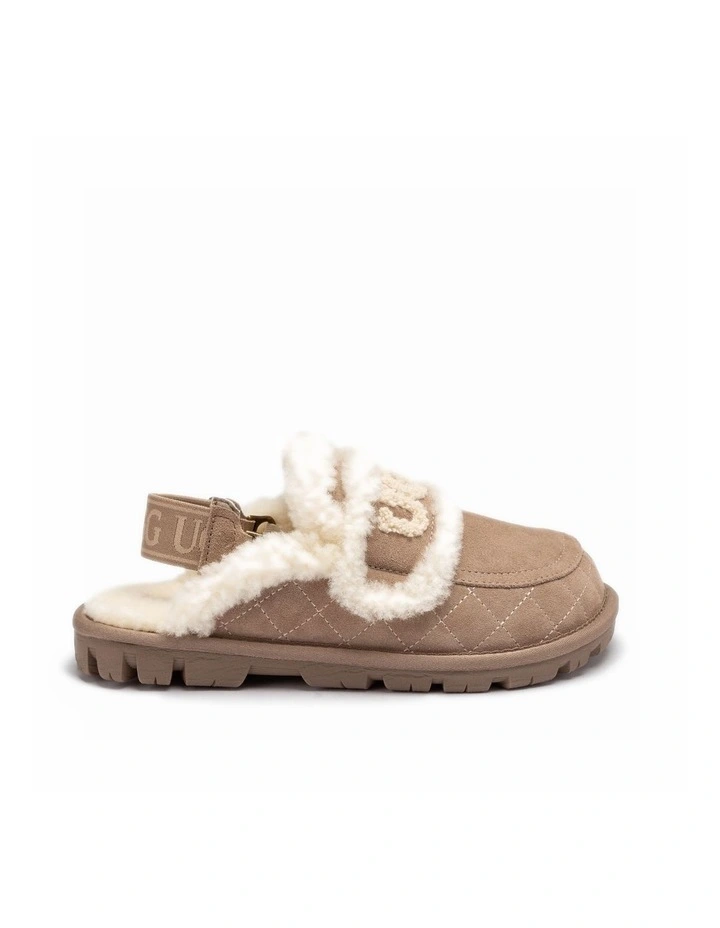 Violet Matelass Shearling Slipper - Elastic Logo, Detachable Feature image 4