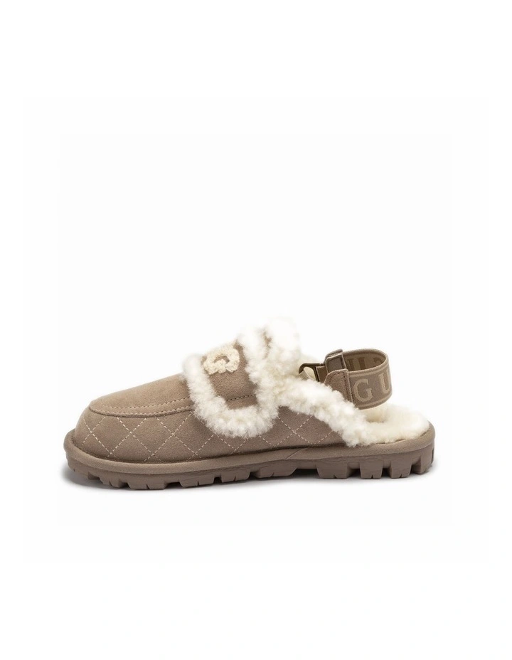 Violet Matelass Shearling Slipper - Elastic Logo, Detachable Feature image 6
