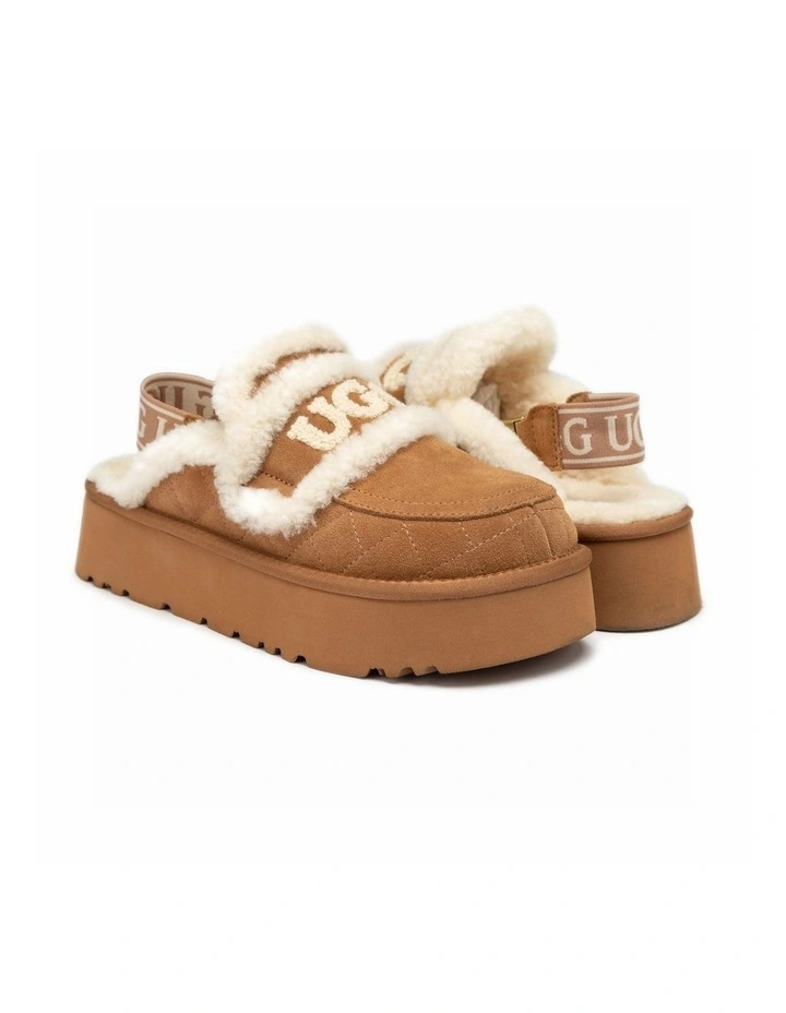 Violet Matelass Shearling Platform Slipper - Detachable image 2