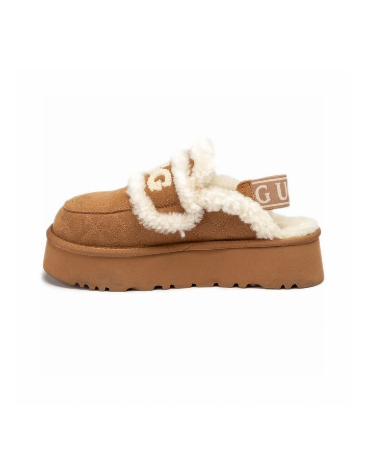 Violet Matelass Shearling Platform Slipper - Detachable image 6