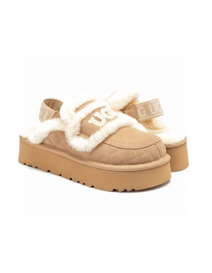 Violet Matelass Shearling Platform Slipper - Detachable image 2