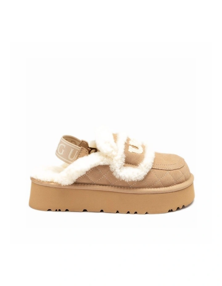 Violet Matelass Shearling Platform Slipper - Detachable image 4