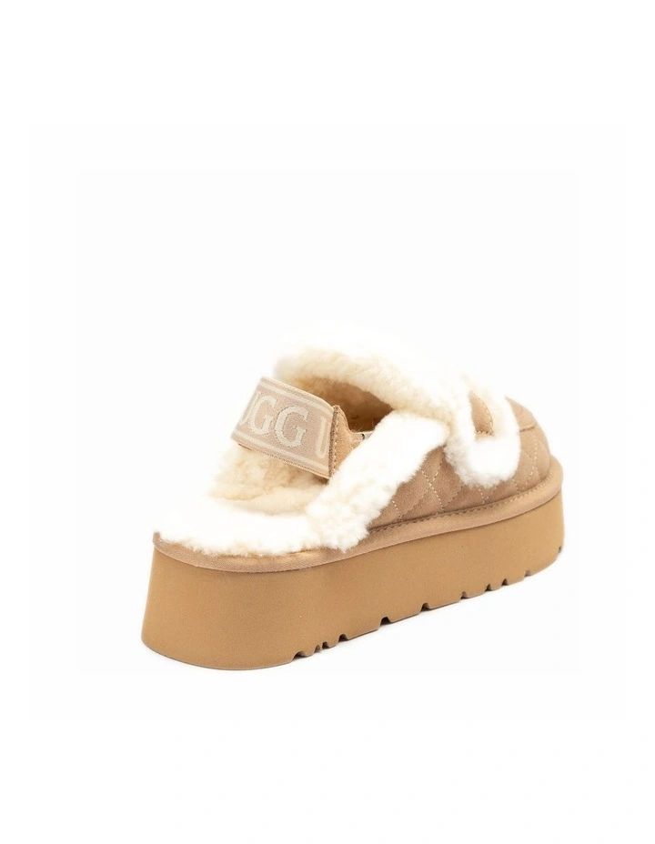 Violet Matelass Shearling Platform Slipper - Detachable image 5