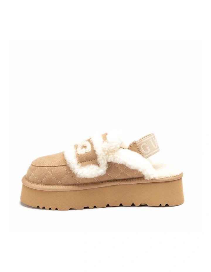Violet Matelass Shearling Platform Slipper - Detachable image 6
