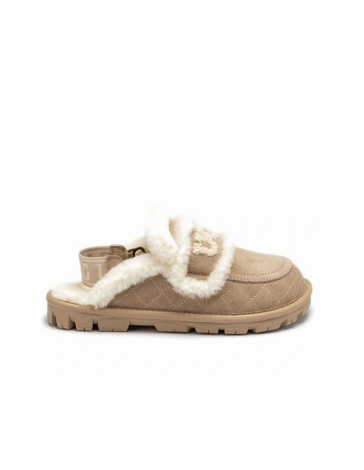 Violet Matelass Shearling Slipper - Elastic Logo, Detachable Feature image 4