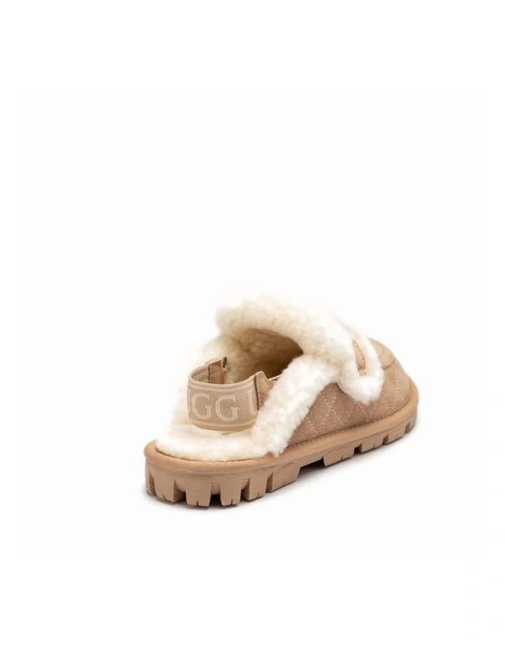 Violet Matelass Shearling Slipper - Elastic Logo, Detachable Feature image 5