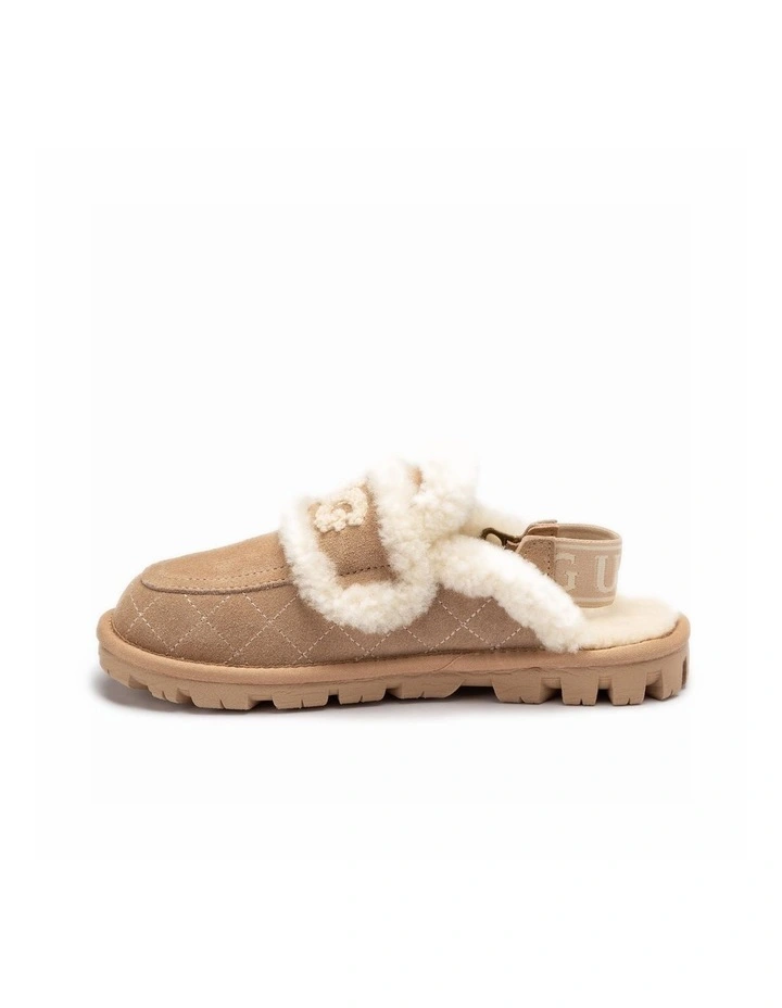 Violet Matelass Shearling Slipper - Elastic Logo, Detachable Feature image 6