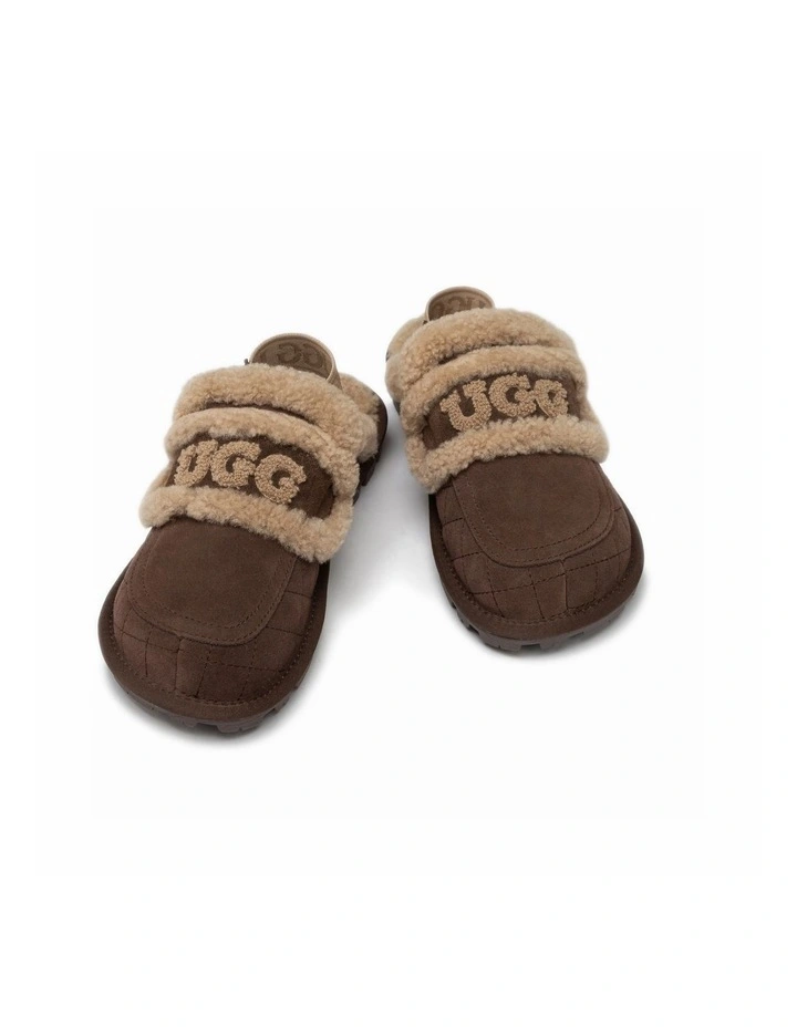 Violet Matelass Shearling Slipper - Elastic Logo, Detachable Feature image 3