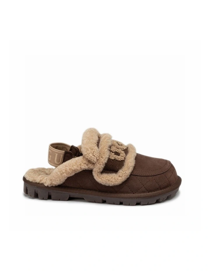 Violet Matelass Shearling Slipper - Elastic Logo, Detachable Feature image 4