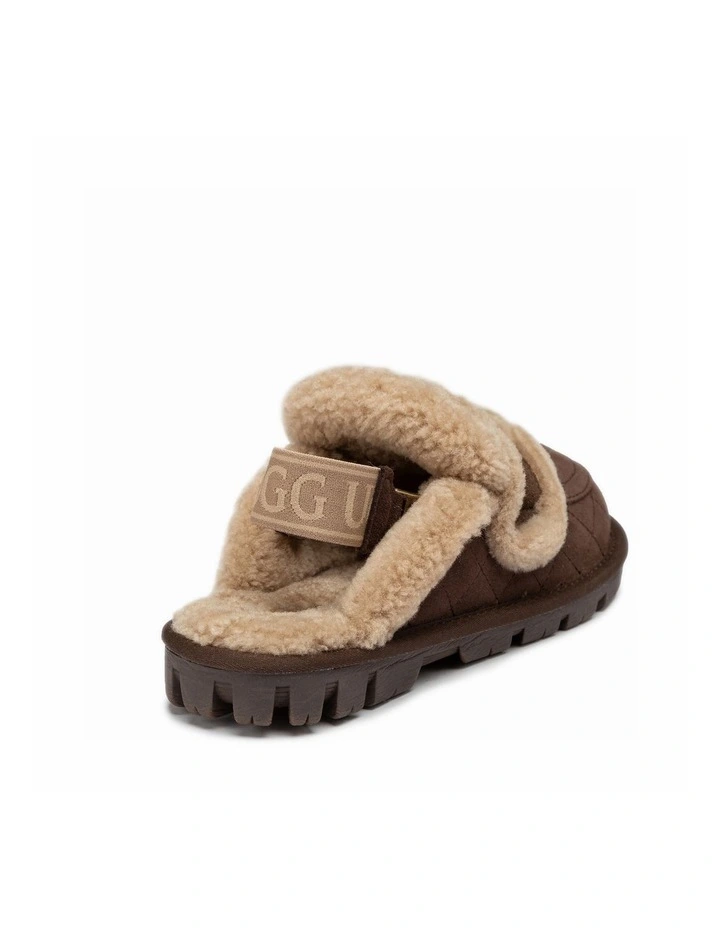 Violet Matelass Shearling Slipper - Elastic Logo, Detachable Feature image 5