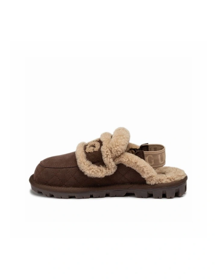 Violet Matelass Shearling Slipper - Elastic Logo, Detachable Feature image 6