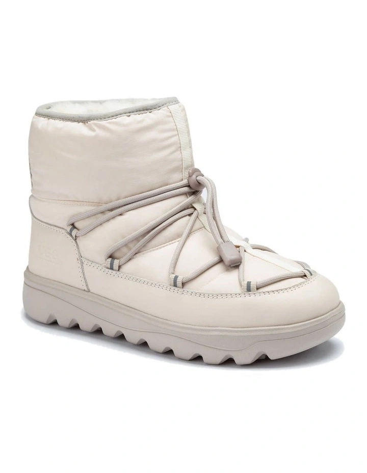 Down Lace-Up Snow Boots, Water-Resistant image 1