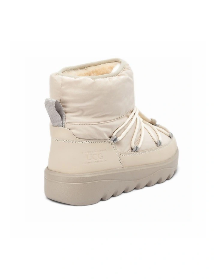 Down Lace-Up Snow Boots, Water-Resistant image 4