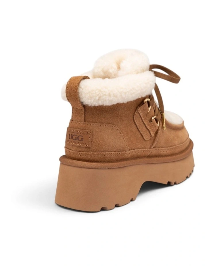 OZWEAR UGG Gina Lace Boot in Chestnut image 3