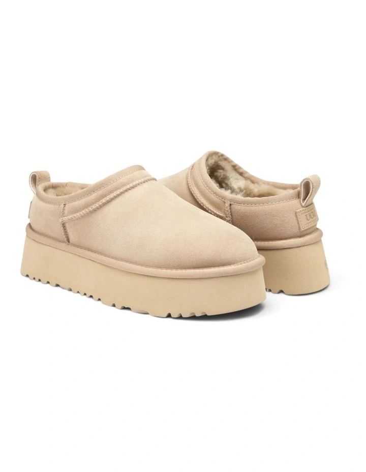 OZWEAR UGG Platform Microflex Mini Boots in Beige image 2