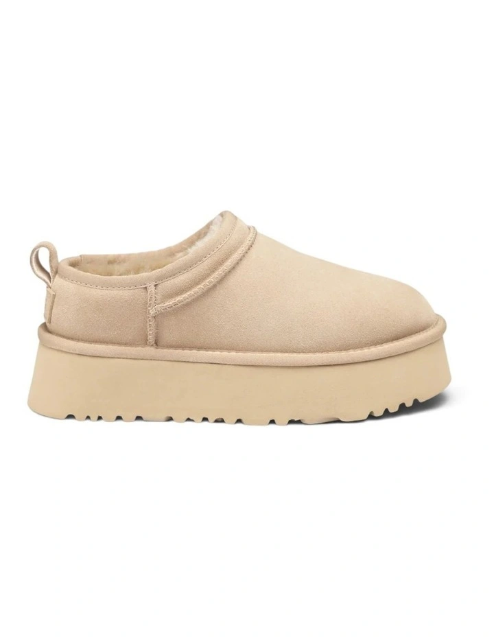 OZWEAR UGG Platform Microflex Mini Boots in Beige image 3
