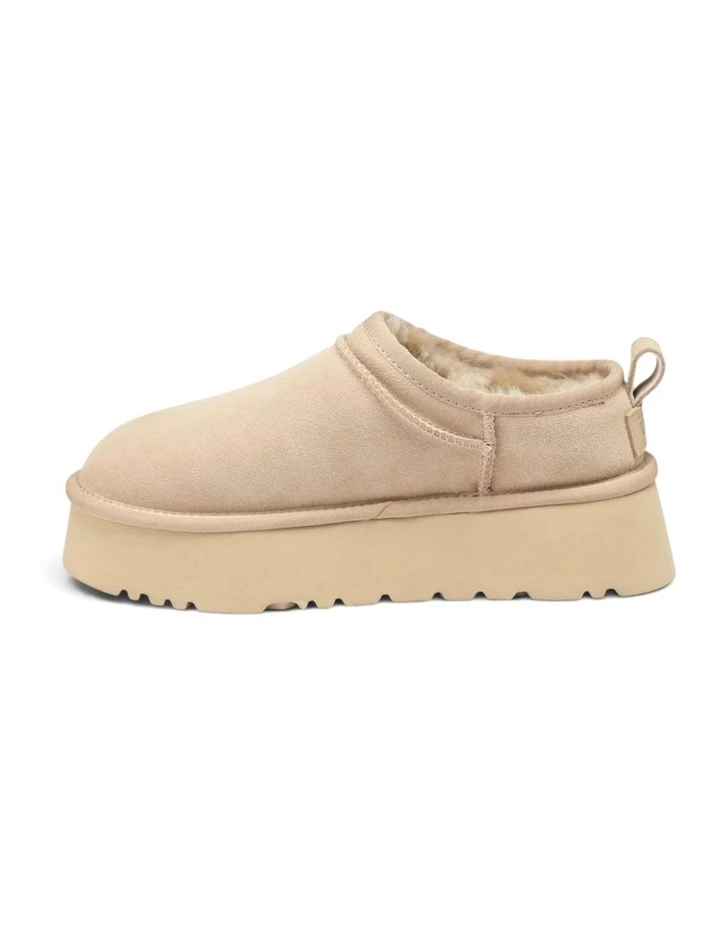 OZWEAR UGG Platform Microflex Mini Boots in Beige image 5