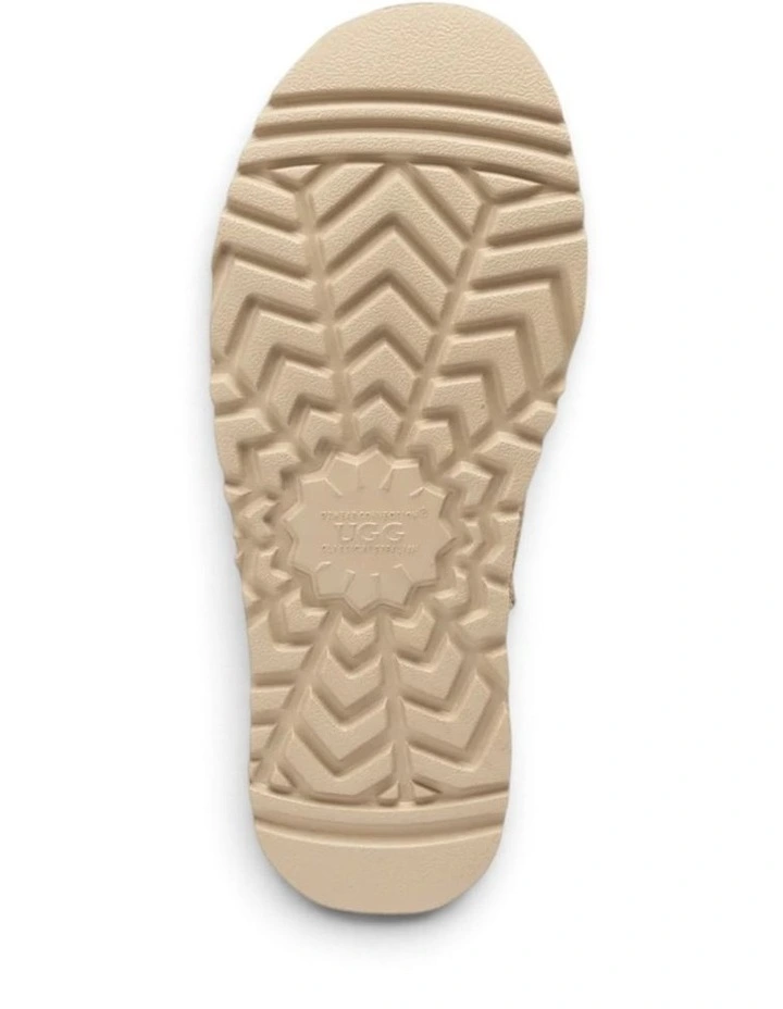 OZWEAR UGG Platform Microflex Mini Boots in Beige image 7